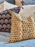 Ajrak cushion cover
