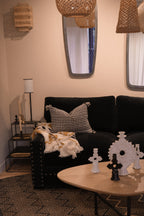 Houndstooth cushion cover