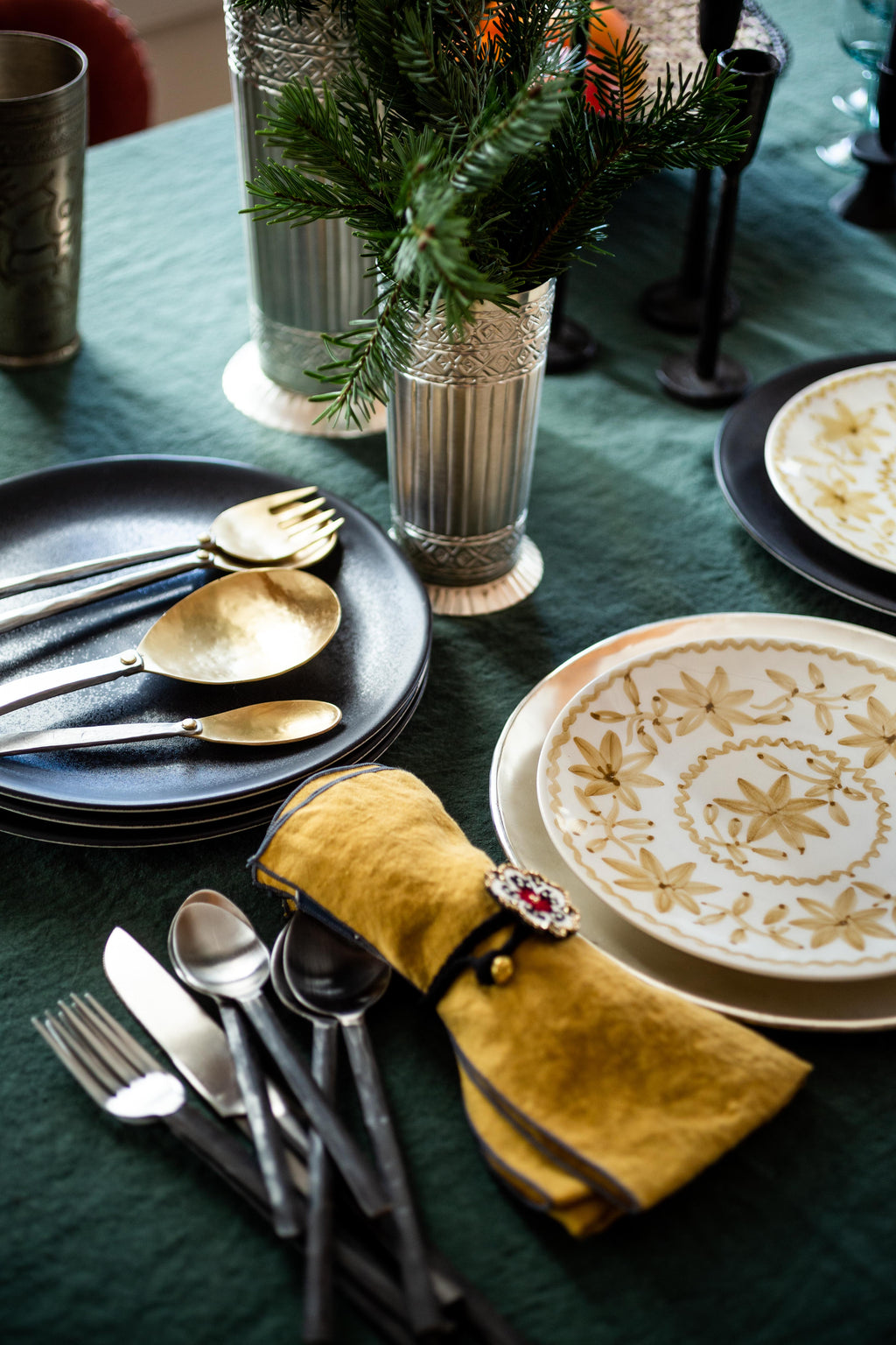 Oya Serving Spoon and Fork