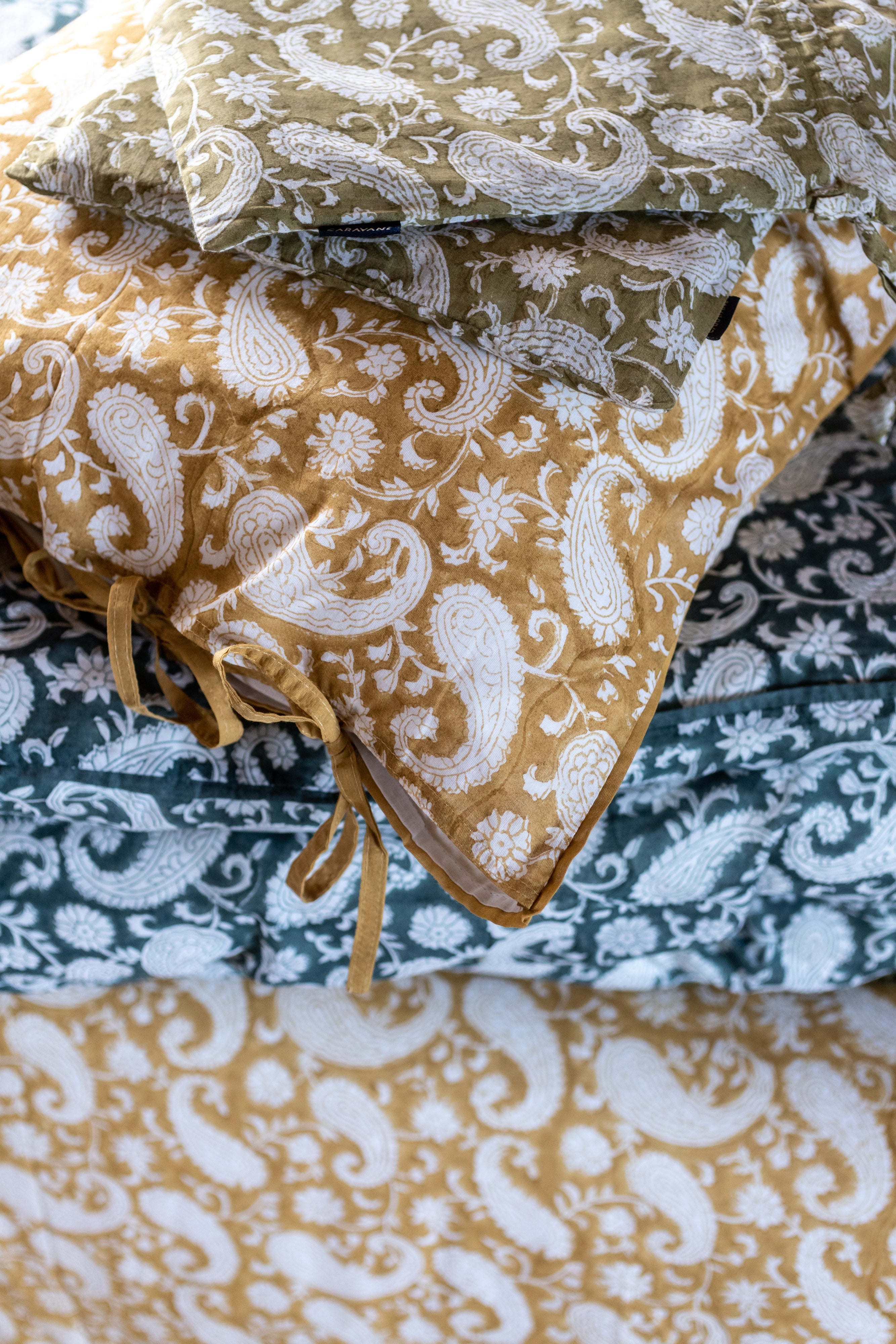 Organic Paisley Duvet Cover