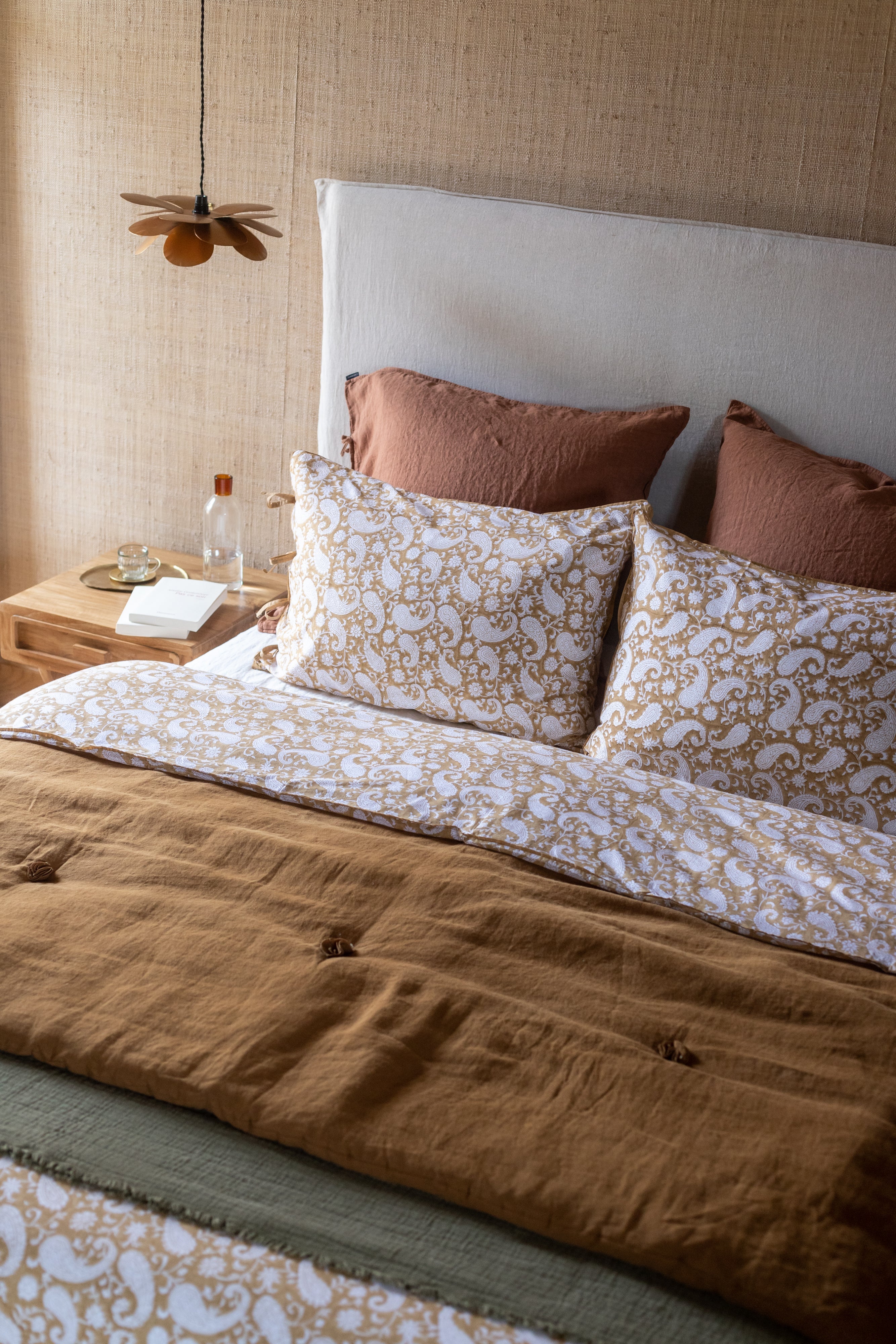 Organic Paisley Duvet Cover