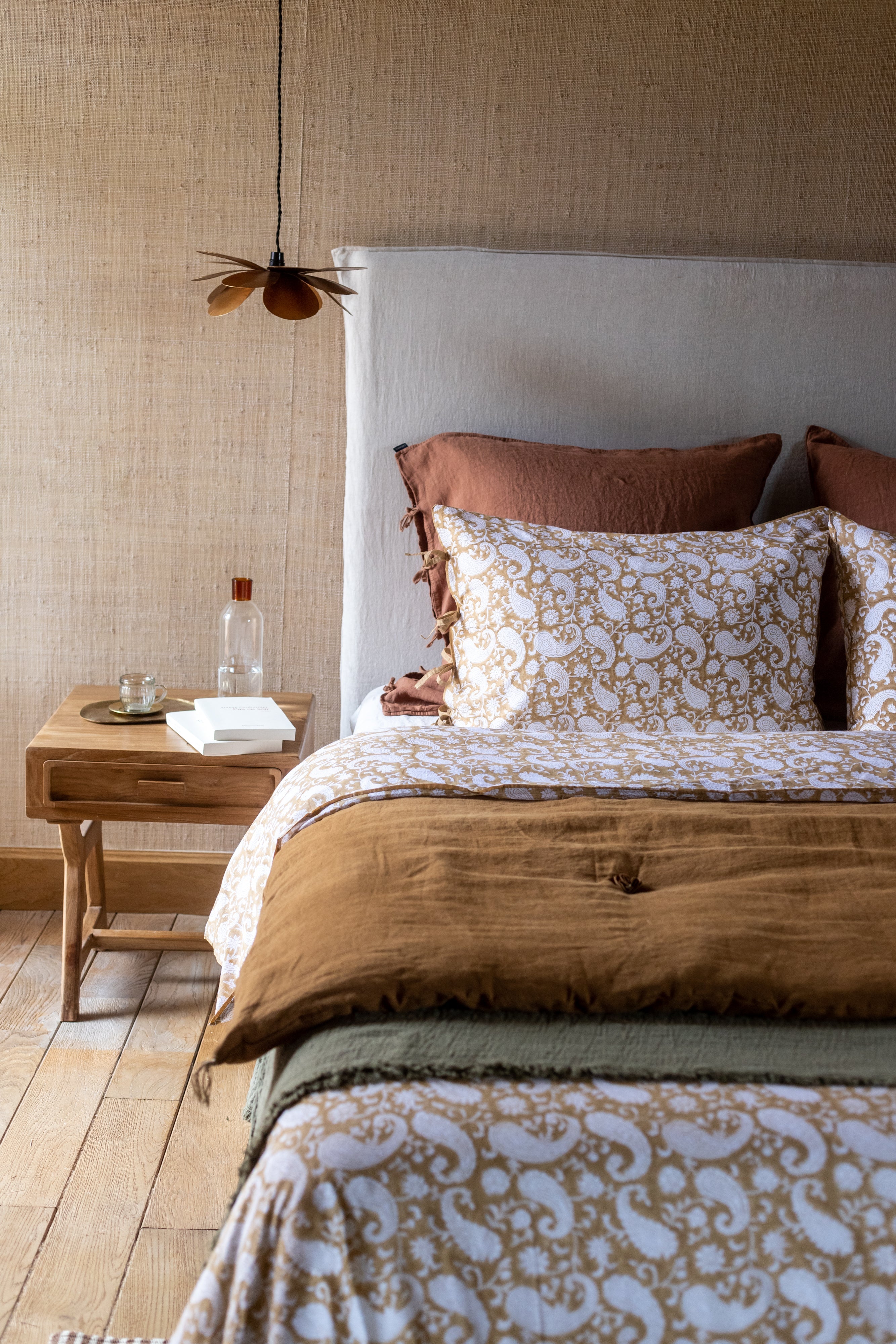 Organic Paisley Duvet Cover