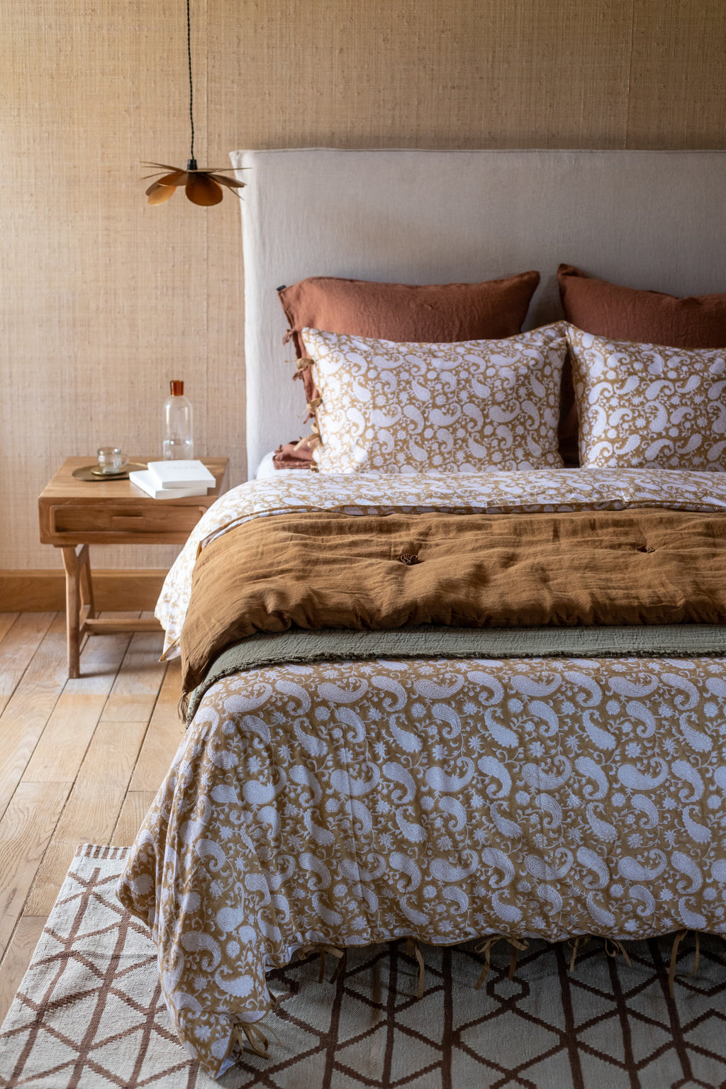 Organic Paisley Duvet Cover