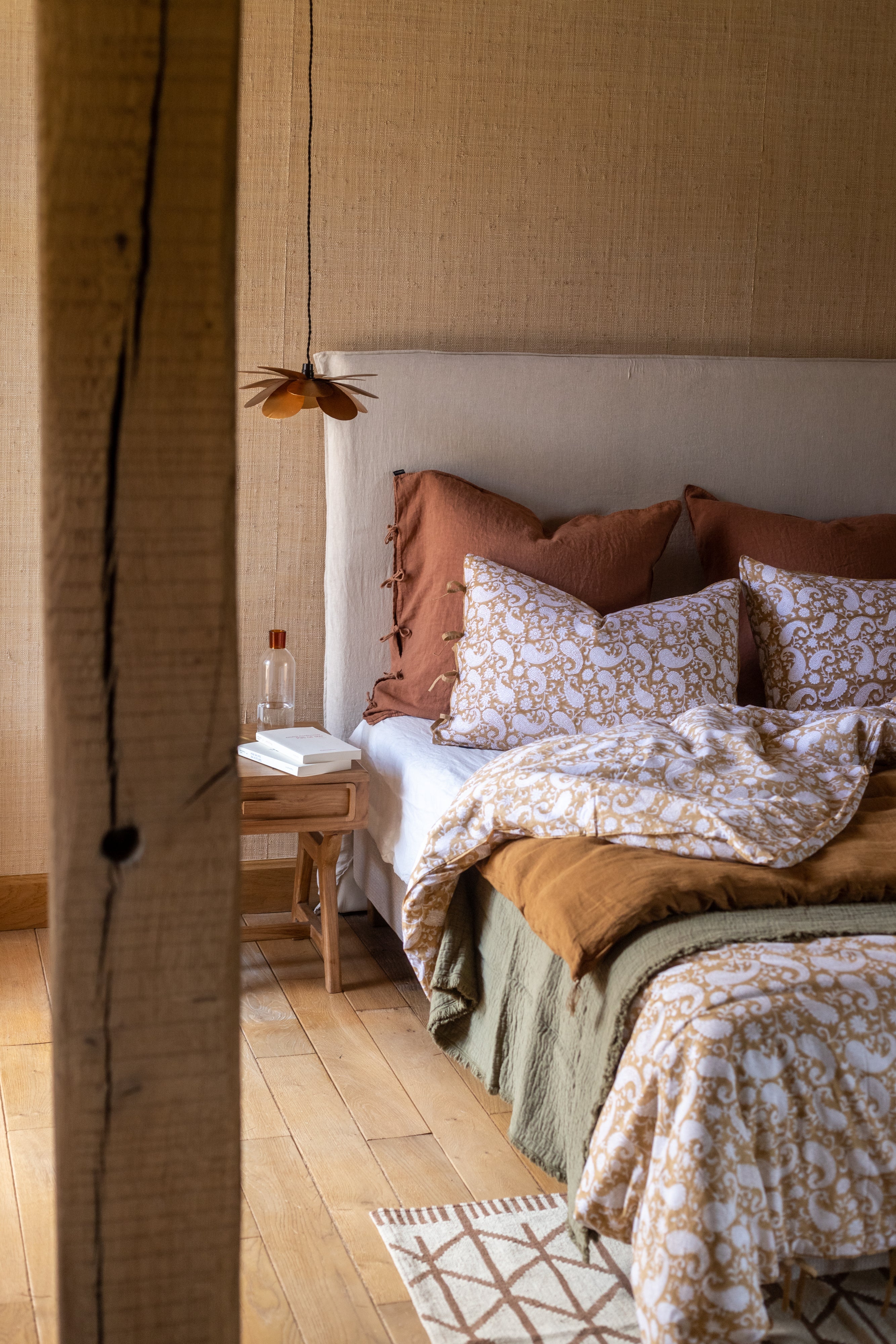 Organic Paisley Duvet Cover