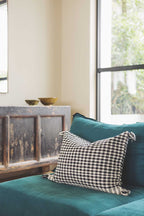 Houndstooth cushion cover