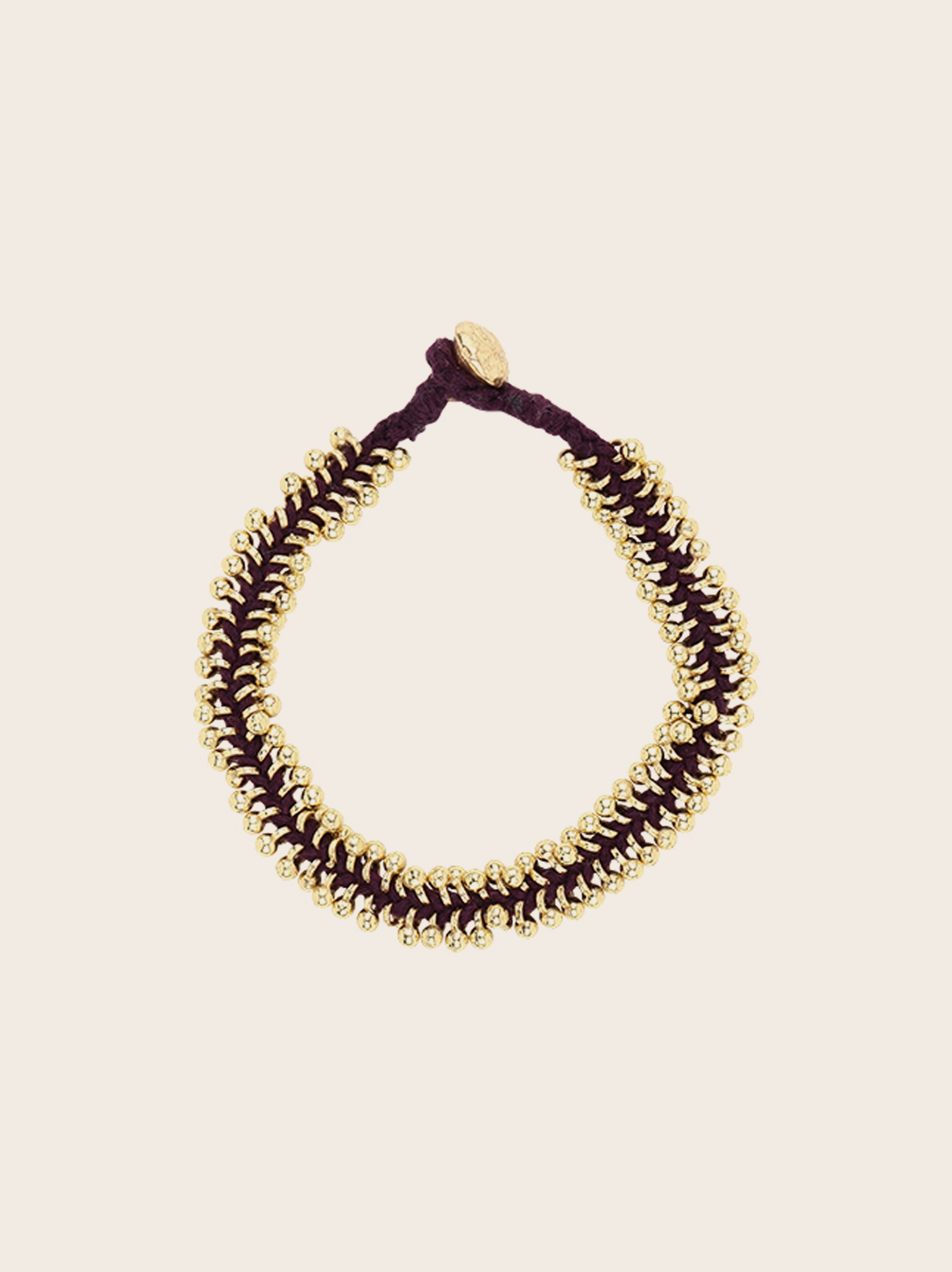 Gold pearl bracelet