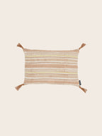 Cushions in voile filled with spelt