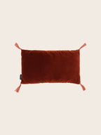 Cherry pits in cotton velvet