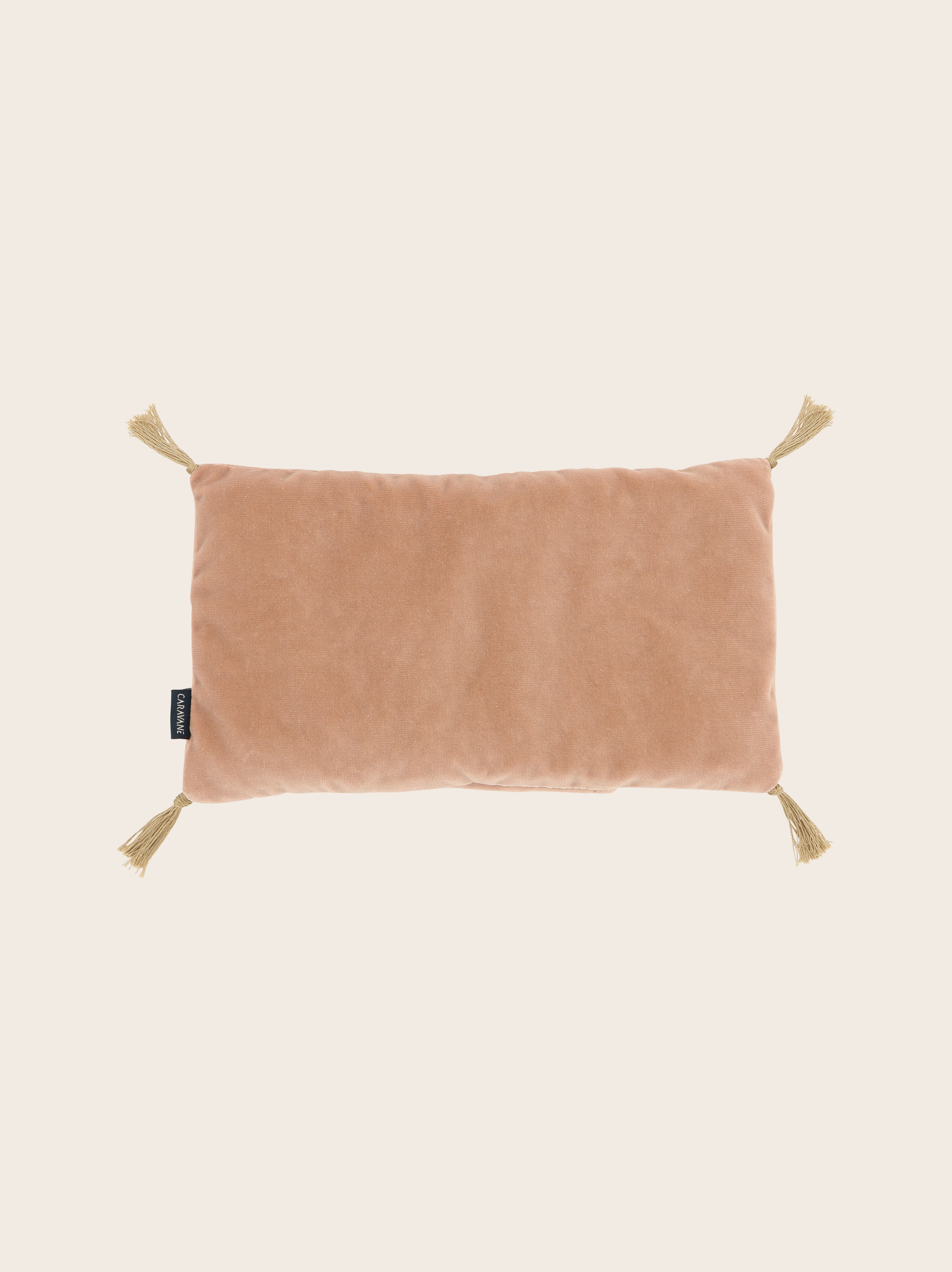 Cherry pits in cotton velvet