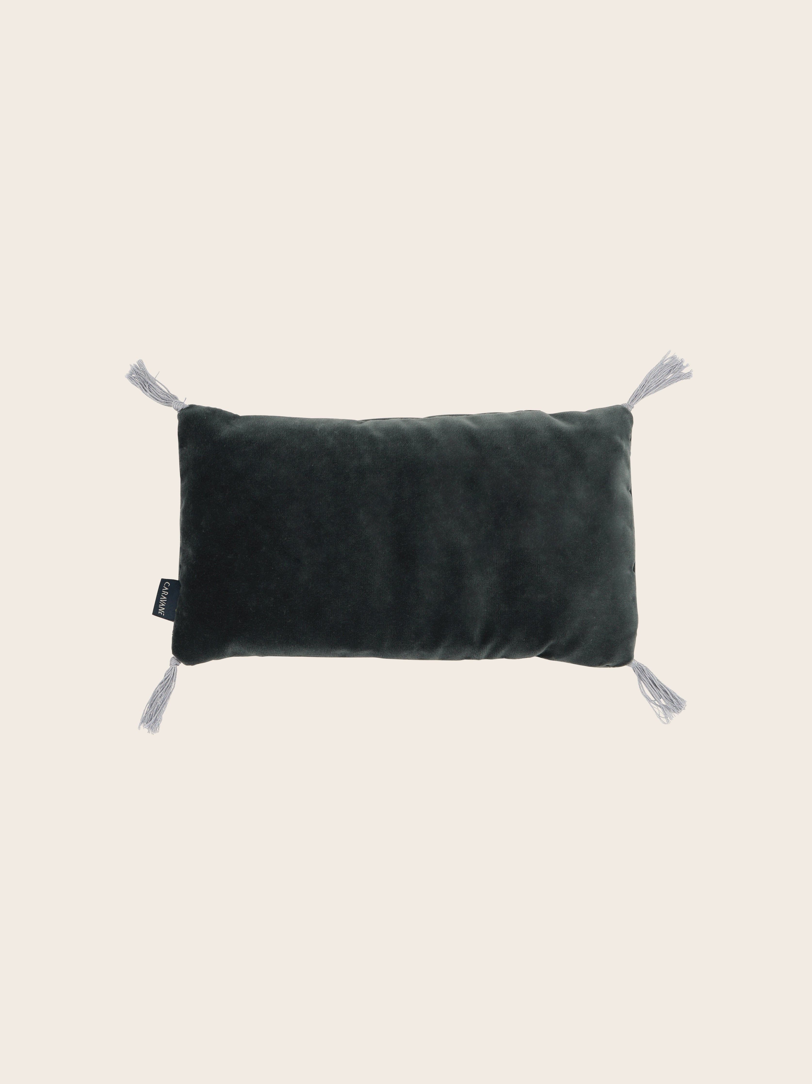 Cherry pits in cotton velvet