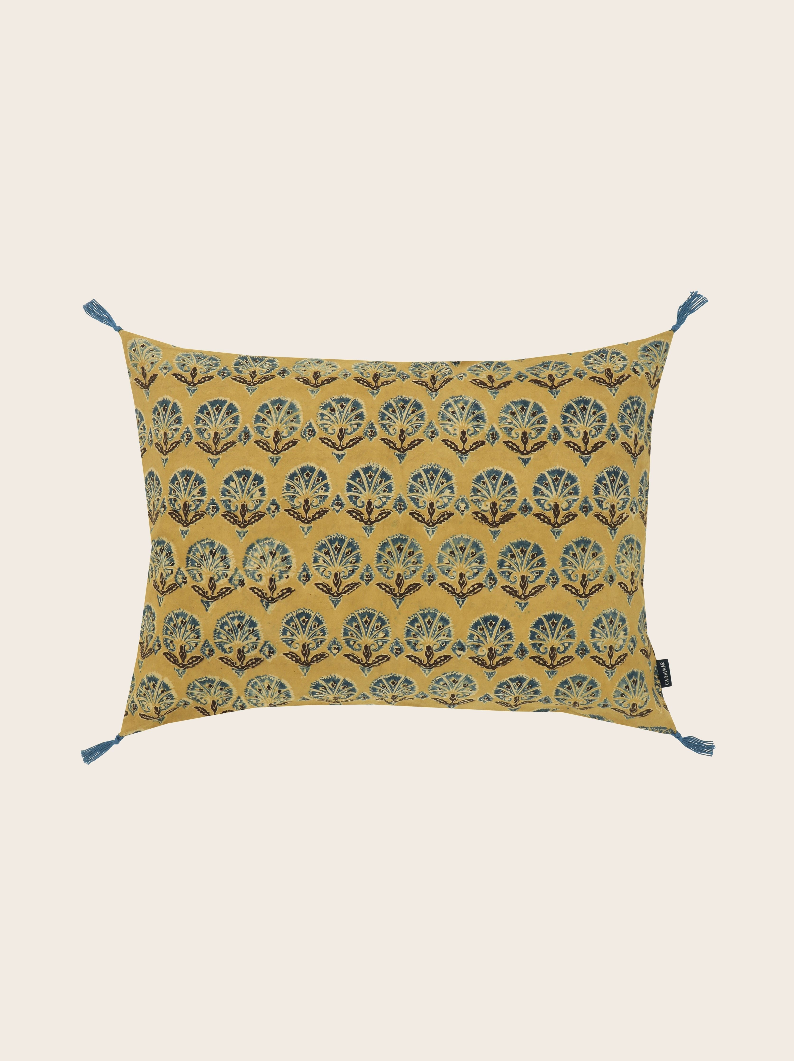 Ajrak cushion cover