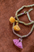 Double tassel bracelet